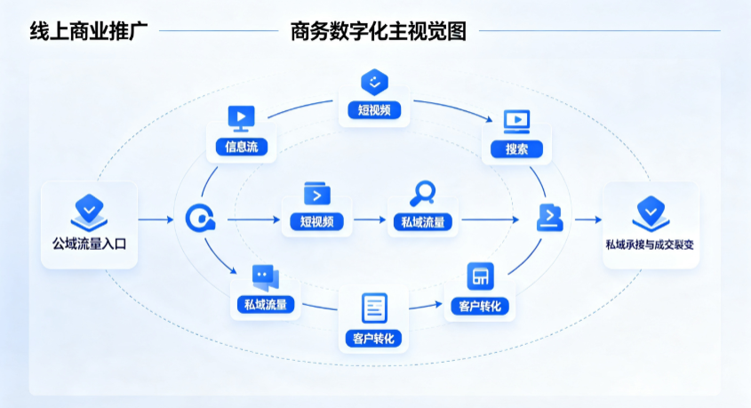 阿鲁科尔沁旗线上商业推广怎么做？全域流量闭环搭建与低成本转化实战指南